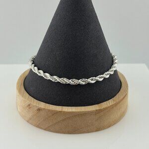 925 Silver Rope Bracelet